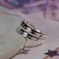 So Lucky to Have You Mum Sterling Silver Adjustable Wrap Ring
