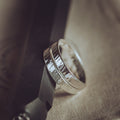 Secret Message Personalised Sterling Silver Adjustable Wrap Ring