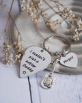 I couldn't pick a better daddy guitar plectrum keyring