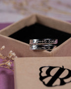 Just like a mum adjustable sterling silver wrap ring