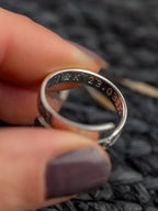 Til Death Sterling Silver Adjustable Wrap Ring