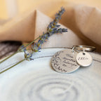 This Auntie belongs to.... personalised keyring Aunty stamped birthday gift like a Mum children names sister friend from nieces nephews
