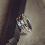 Nanny Sterling Silver dainty adjustable wrap ring