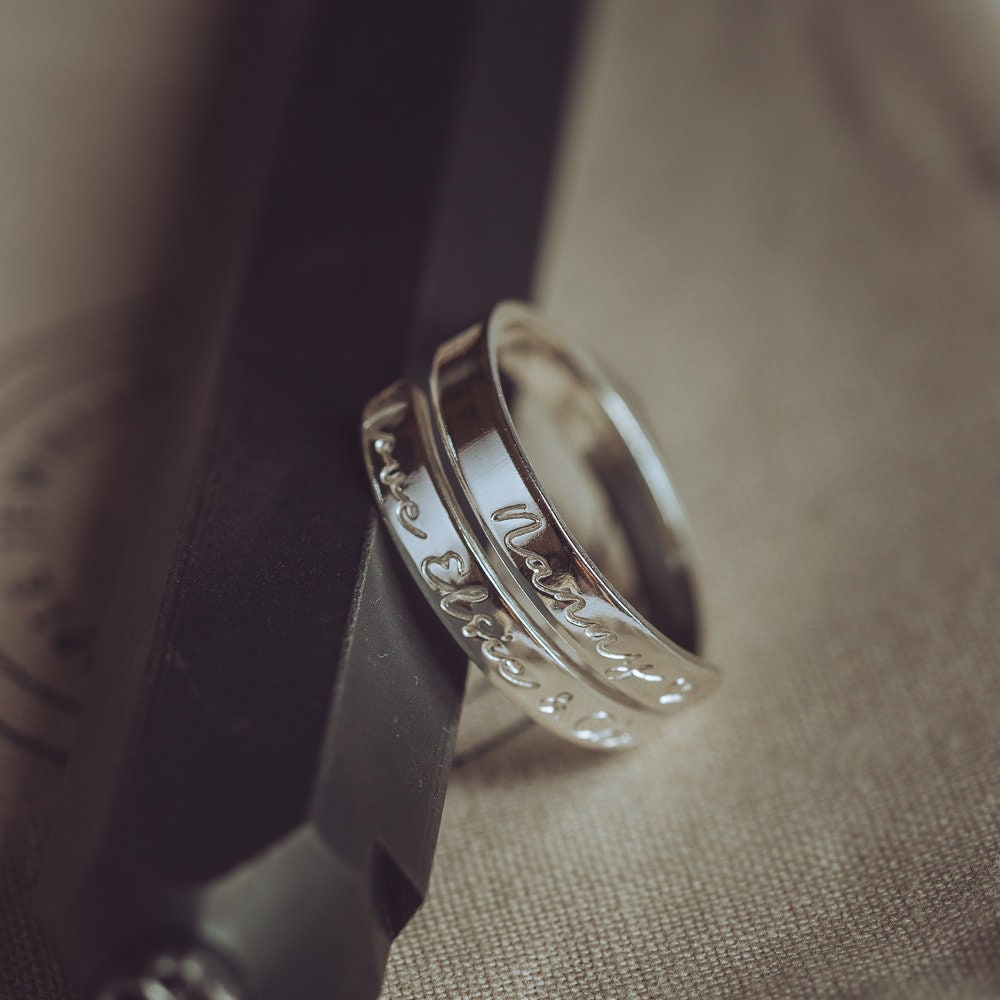 Nanny Sterling Silver dainty adjustable wrap ring