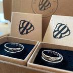 Sisters Personalised Sterling Silver Adjustable Wrap Ring