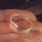 13th Birthday Sterling Silver Adjustable Wrap Ring