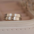Small Steps Every day adjustable Sterling Silver wrap ring