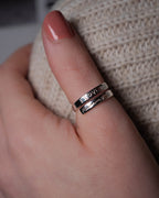 I love you Mummy Sterling Silver adjustable wrap ring