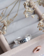 I am enough Sterling Silver adjustable single band ring