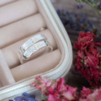 Butterfly Design Personalised Sterling Silver Adjustable Wrap Ring