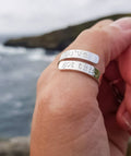 You've got this Sterling Silver adjustable wrap ring