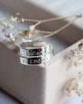 Sister by Choice Sterling Silver Adjustable Wrap Ring